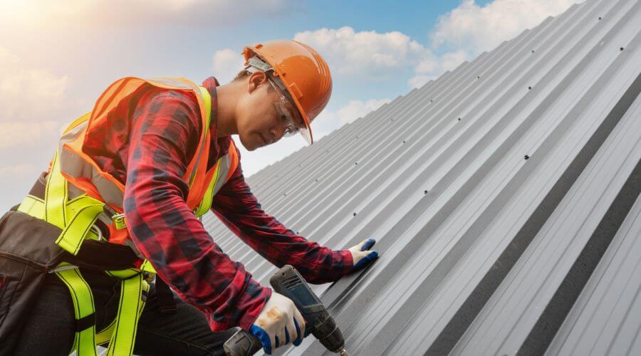 Professional metal roof installation in Marion Heights, PA